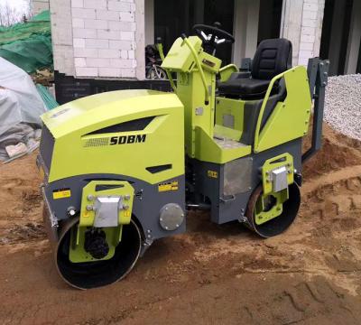 奔馬小型壓路機(jī)土方壓實(shí)、溝槽回填施工案例